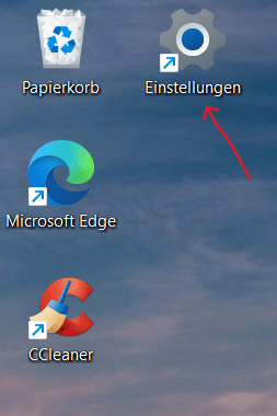 Eine Verknüpfung zum Öffnen der Einstellungen erstellen 3