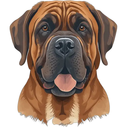 Le Mâtin napolitain est une race géante italienne, connue pour ses rides et son apparence unique. Il est calme, protecteur et adapté à la vie en famille. Mâtin napolitain icone