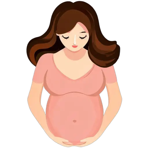 Un hommage aux futures mamans qui célèbrent leur première fête des mères. Mère enceinte icone
