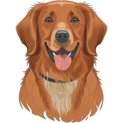 Le Retriever est une catégorie de races de chiens, notamment le Golden Retriever et le Labrador Retriever. Ils sont utilisés pour rapporter le gibier et sont des animaux de famille aimants. Retriever icone