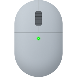 Icône de souris, utilisée pour naviguer et sélectionner sur un ordinateur.