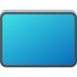 Icône d'une tablette bleue, utilisée pour les opérations tactiles portables.