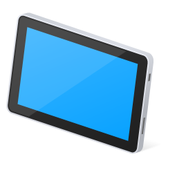 Icône d'une tablette, utilisée pour les opérations tactiles portables.