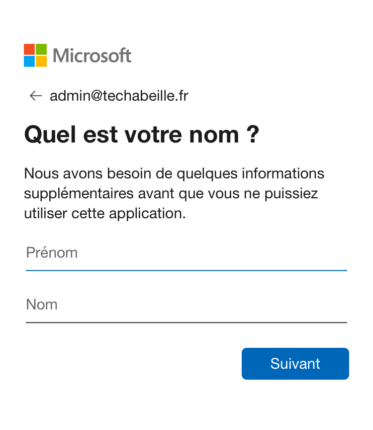 Créer un compte Skype - Renseigner votre nom