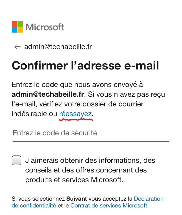 Créer un compte Skype - Effectuer la vérification