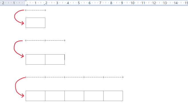 WordPad Insérez les lignes du tableau