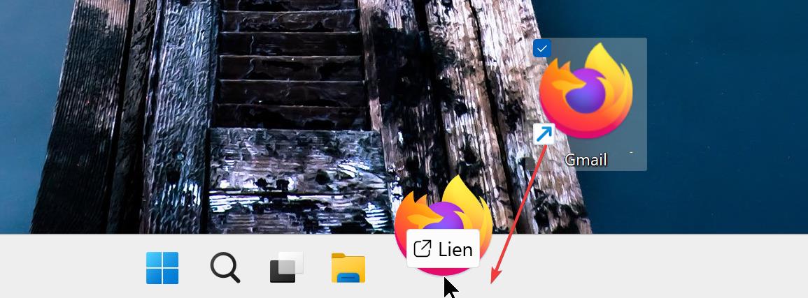 Firefox web page Créer un raccourci sur le bureau 3