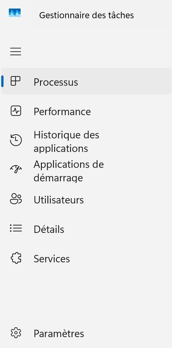 CategoriesFonctionnaliteGaucheGestionnaireTaches
