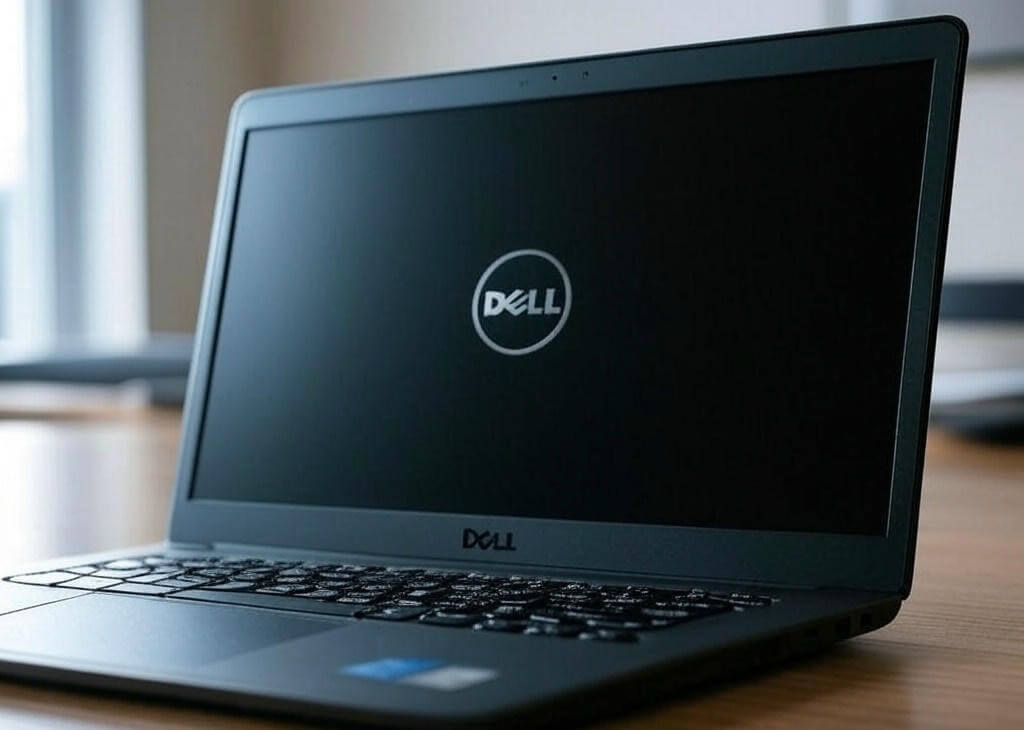 Ecran noir ordinateur portable Dell 2