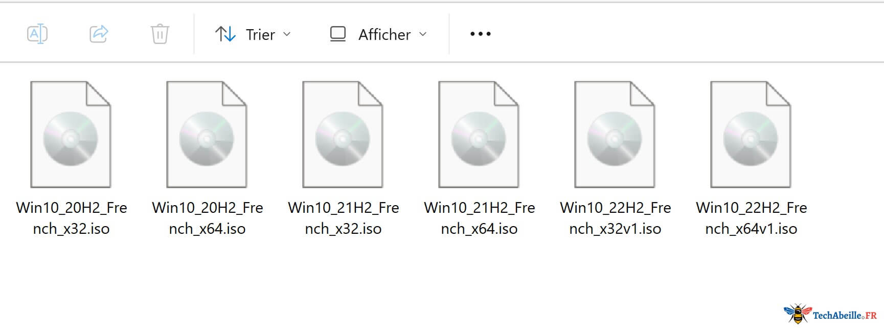 Fichiers ISO Windows - Images des packages d'installation Win11 21H2, 22H2, 23H2 et 24H2