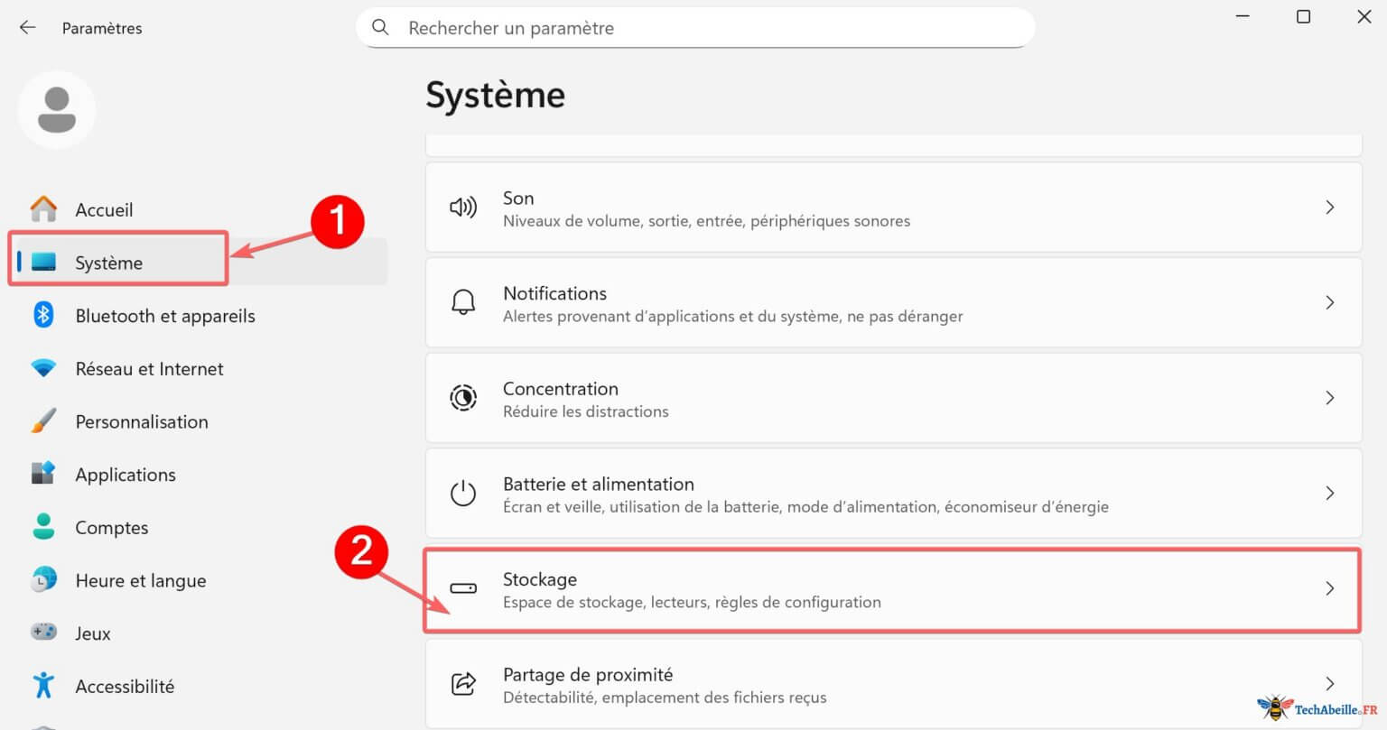 Comment libérer de l'espace sur le disque C sous Windows - Tech Abeille