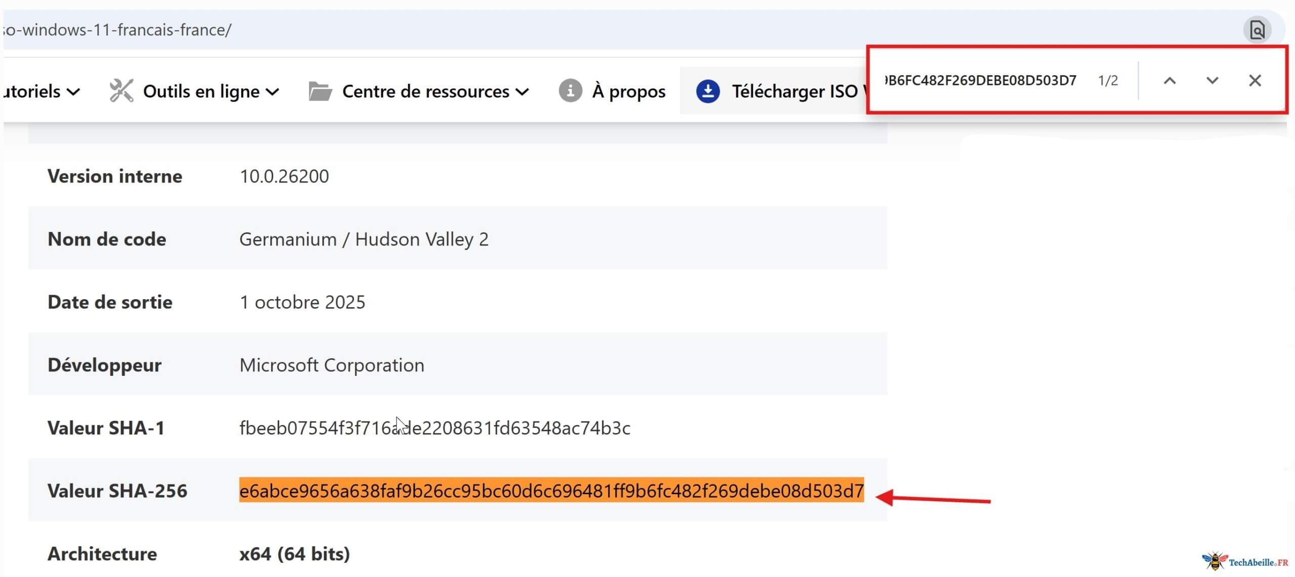 powershell-sha256-comparaison-page-web