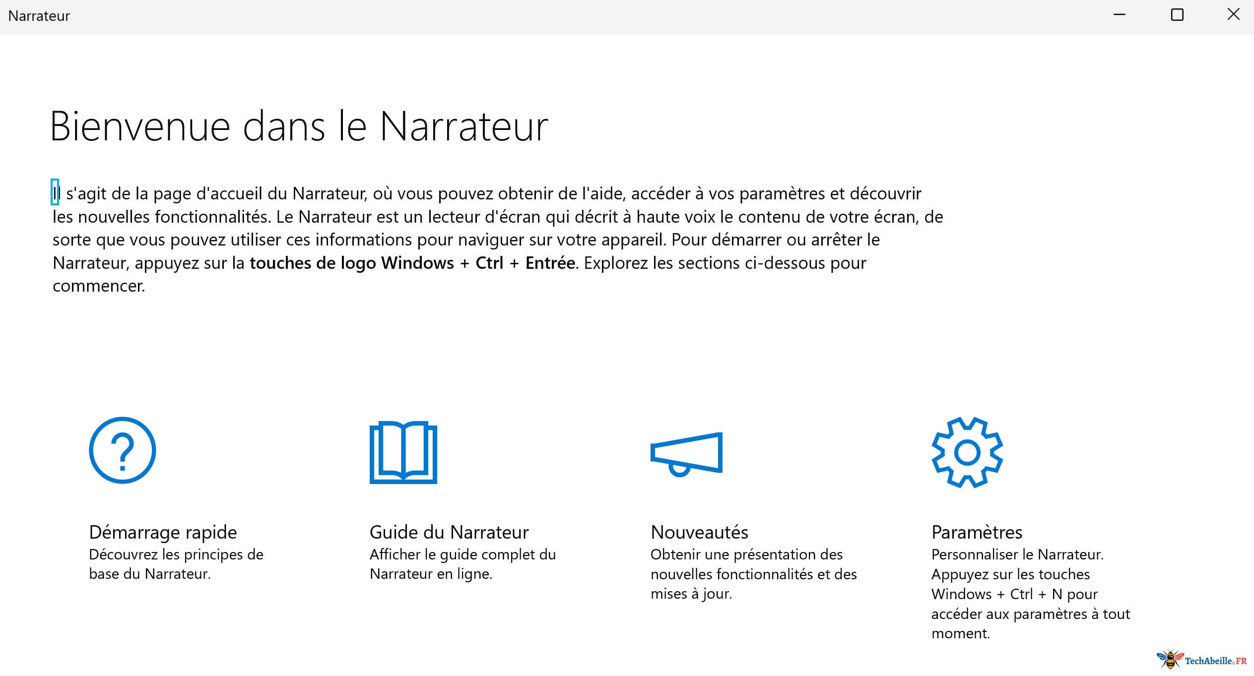 Bienvenue dans le Narrateur