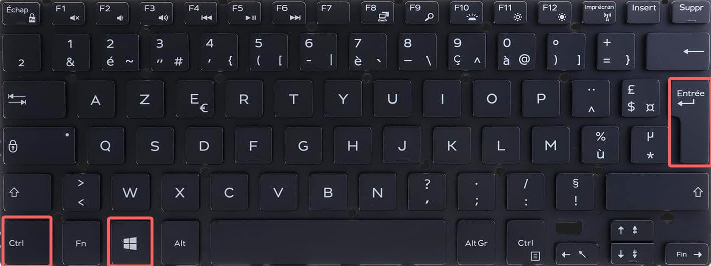 Win + Ctrl + Entrée