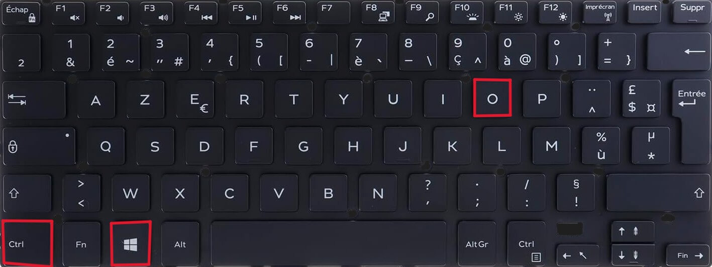 Windows + Ctrl + O