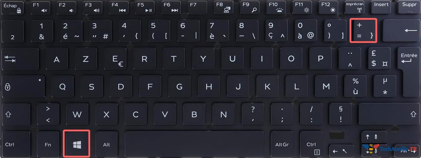 Windows + Plus (+)
